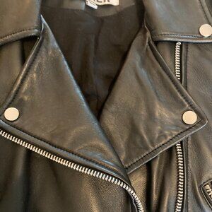 Walter Baker Liz Leather Moto Jacket XL